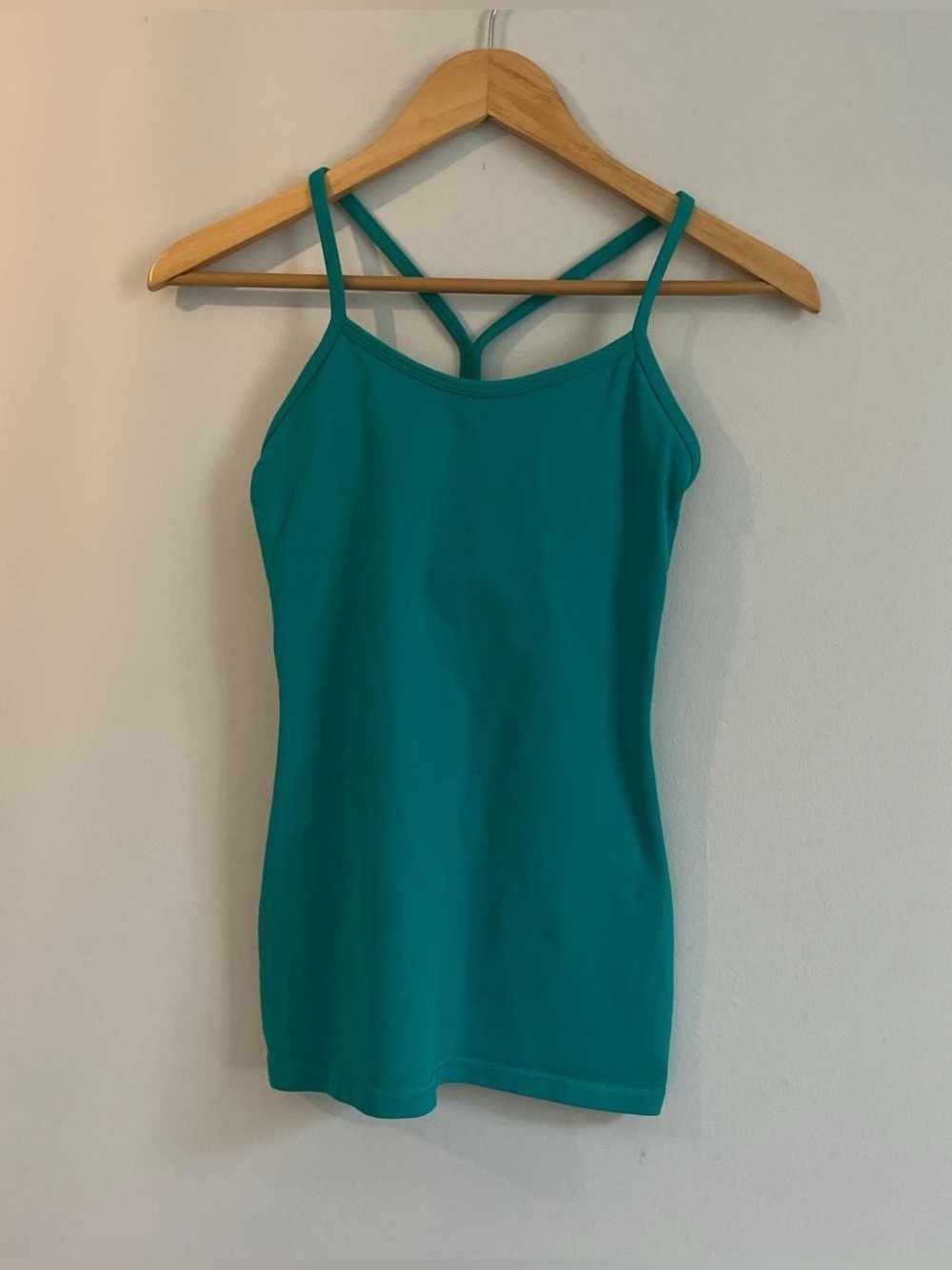 lululemon athletica Teal Y-Back Strappy Camisole